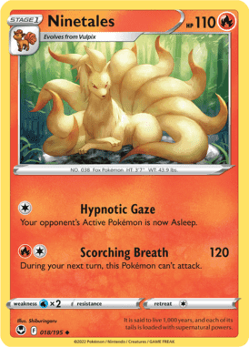 Silver Tempest - 018/195 - Ninetales - Luiopzondag.nl