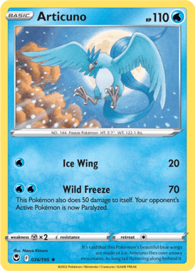 Silver Tempest - 036/195 - Articuno - LuiopZondag.nl