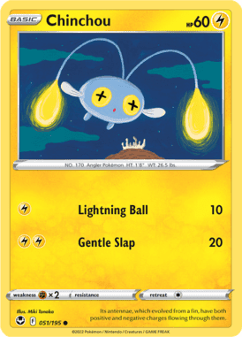 Silver Tempest - 051/195 - Chinchou - LuiopZondag.nl