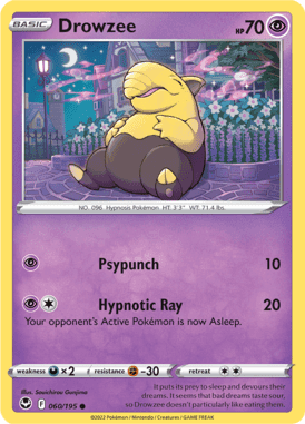 Silver Tempest - 060/195 - Drowzee - LuiopZondag.nl