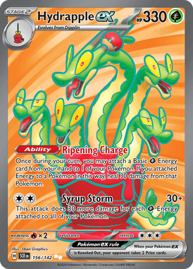 Stellar Crown - 156/142 - Hydrapple ex - Losse Pokemon Kopen - LuiopZondag TCG Store