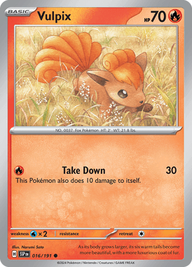 Surging Sparks - 016/191 - Vulpix - LuiopZondag TCG Store Assen