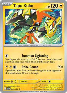 Surging Sparks - 065/191 - Tapu Koko - LuiopZondag.nl