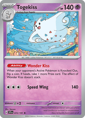 Surging Sparks - 072/191 - Togekiss  - LuiopZondag.nl