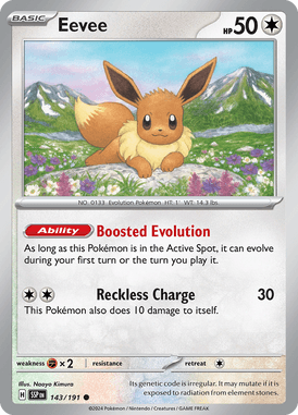 Surging Sparks - 143/191 - Eevee - LuiopZondag.nl