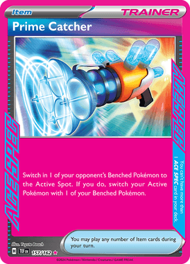 Temporal Forces - 157/162 - Prime Catcher - Ace Spec - Losse Pokemon kaarten Kopen - LuiopZondag TCG Store Assen
