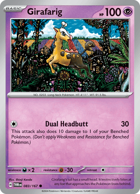 Twilight Masquerade - 083/167 - Girafarig