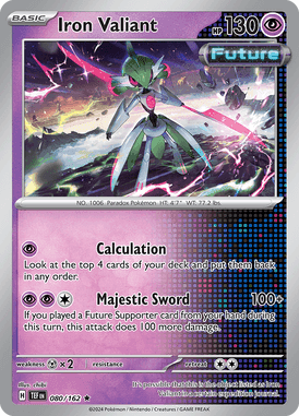 Temporal Forces - 080/162 - Iron Valiant - Losse Pokemon kaarten Kopen - LuiopZondag TCG Store Assen