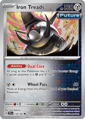 Temporal Forces - 118/162 - Iron Treads - Losse Pokemon kaarten Kopen - LuiopZondag TCG Store Assen