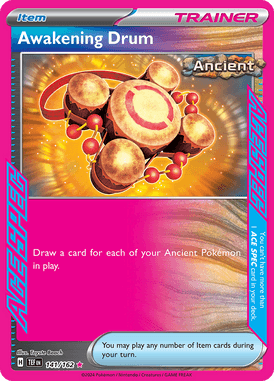Temporal Forces - 141/162 - Awakening Drum - Ace Spec - Losse Pokemon kaarten Kopen - LuiopZondag TCG Store Assen