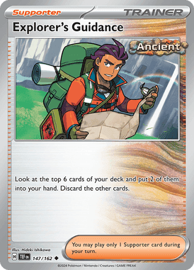 Temporal Forces - 147/162 - Explorer's Guidance - Losse Pokemon kaarten Kopen - LuiopZondag TCG Store Assen
