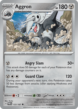 Twilight Masquerade - 122/167 - Aggron
 - Losse Pokemon Kopen - LuiopZondag TCG Store Assen