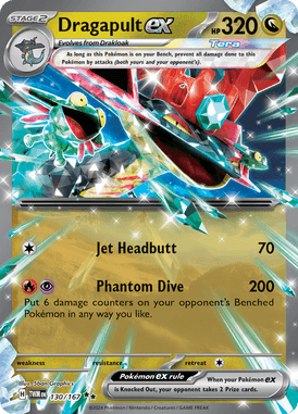 Twilight Masquerade - 130/167 - Dragapult ex - Losse Pokemon Kopen - LuiopZondag TCG Store Assen
