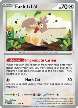 Twilight Masquerade - 132/167 - Farfetch'd - Losse Pokemon Kopen - LuiopZondag TCG Store Assen
