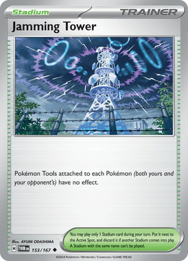 Twilight Masquerade - 153/167 - Jamming Tower
 - Losse Pokemon Kopen - LuiopZondag TCG Store Assen