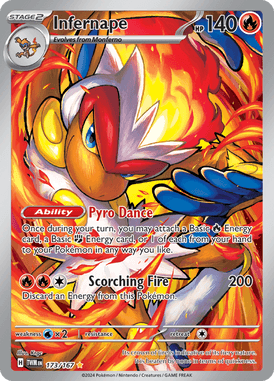 Twilight Masquerade - 173/167 - Infernape - Losse Pokemon Kopen - LuiopZondag TCG Store Assen
