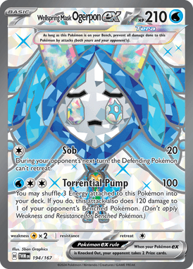 Twilight Masquerade - 194/167 - Wellspring Mask Ogerpon ex - Losse Pokemon Kopen - LuiopZondag TCG Store Assen
