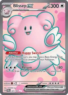 Twilight Masquerade - 201/167 - Blissey ex - Losse Pokemon Kopen - LuiopZondag TCG Store Assen
