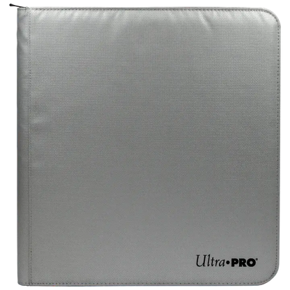 Ultra PRO 12-Pocket Zippered PRO-Binder-Zilver-480-kaarten